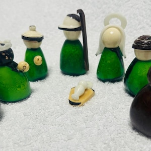 Nativity Set Handmade in Tagua | Nativity figurines | Christmas Nativity | Ivory Nut | Nativity Scene from Colombia |  Free Shipping in USA