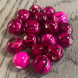 30 Pink Patterned Bombona Seeds from Colombia. Jewelry Supplies Jewelry Making. Organic Jewelry. Eco-Friendly Natural Jewelry Supplies