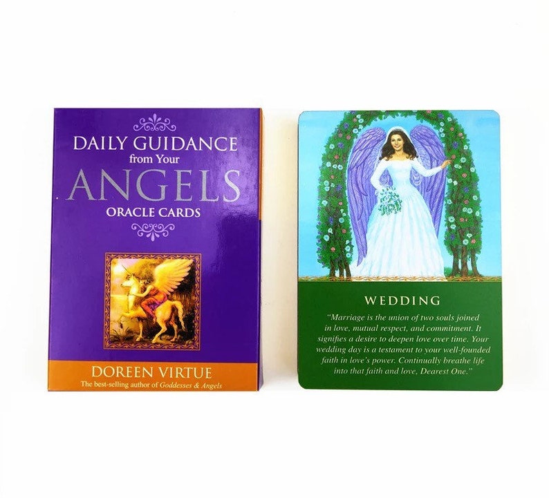 Daily Guidance Angel Oracle Cards Doreen Virtue Etsy