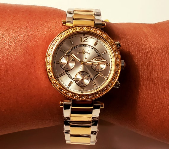 Orologio da donna Invicta Angel Quartz Crystal Accented | Etsy Italia