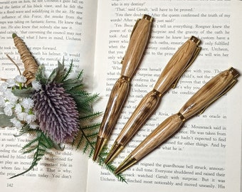 Handmade Scotch Whisky Barrel Pen, Gift for Writer