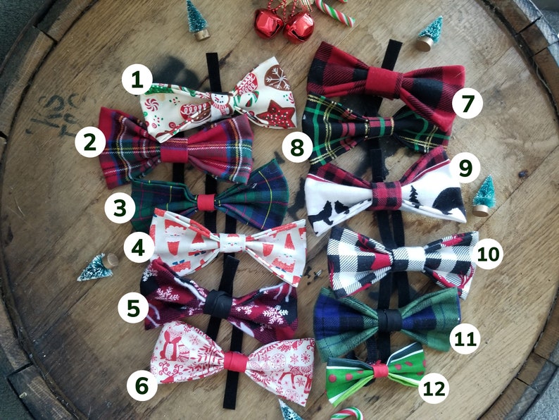 Holiday Collar Bowties