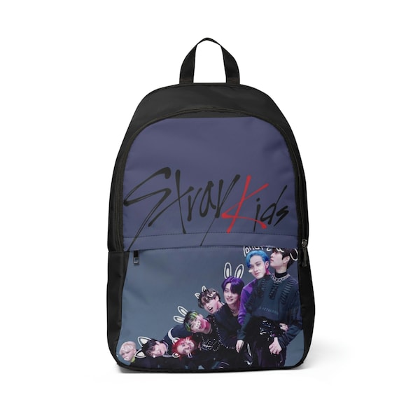 Stray Kids Fabric Backpack Trendy Stylish Unisex Travel K-pop Accessories Unique School Backpack The Perfect Gift Idea For K-pop Enthusiasts