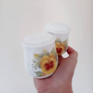 Salt And Pepper Shakers Vintage Japanese Porcelain