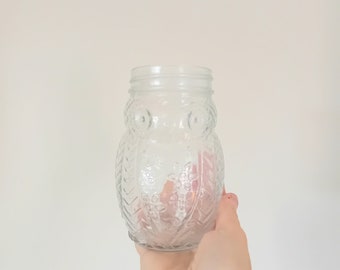 Glass Owl Jar Mug