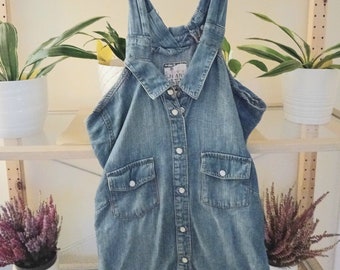 Sac chemise en jean recyclé Sac fourre-tout en denim Sac recyclé fait main