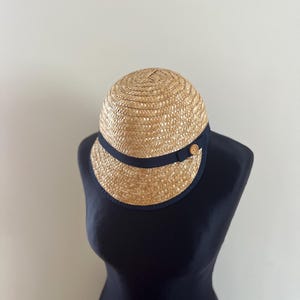 Straw cap hat