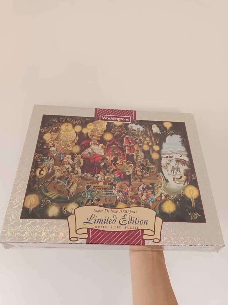 Waddingtons Christmas Jigsaw Puzzle Double Sided 1000 Brand - Etsy