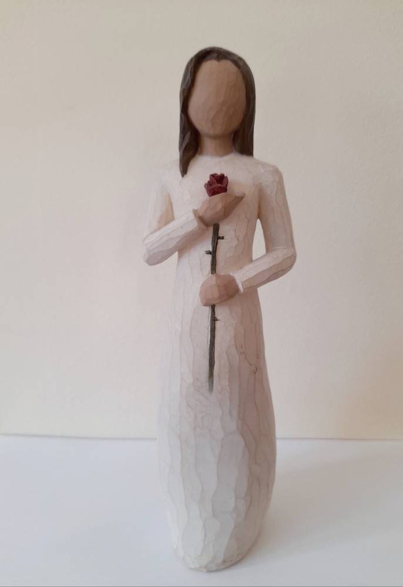 Collectible Wooden Figurine By Susan Lordi Willow Tree Figurine
