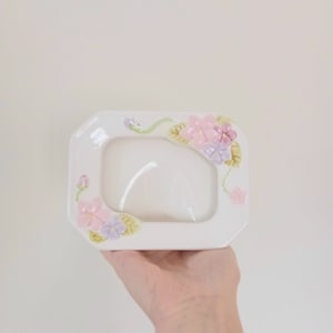 Floral Ceramic Picture Frame