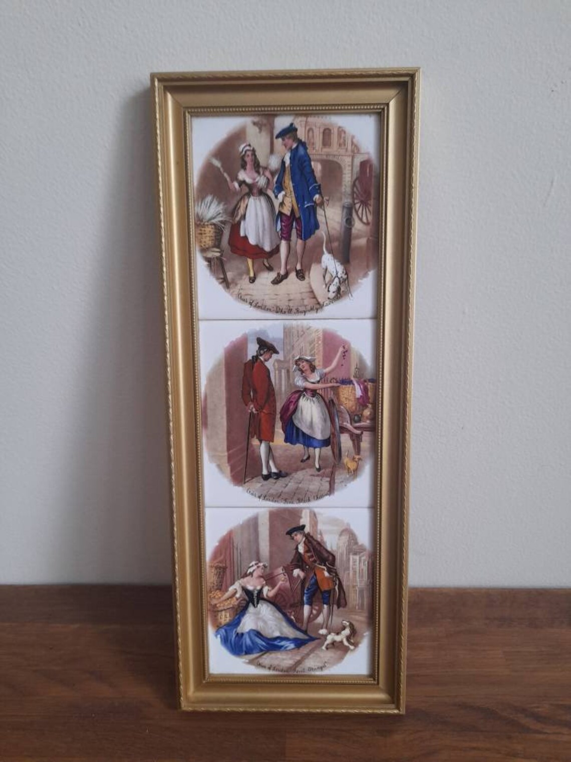 Ceramic Art Tile Wall Decor Tile Framed Art Work Etsy