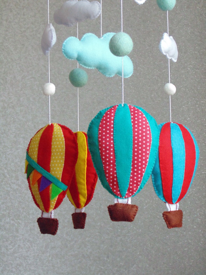 Hot Air Balloon Mobile Nursery Mobile Baby Baby Boy Mobile