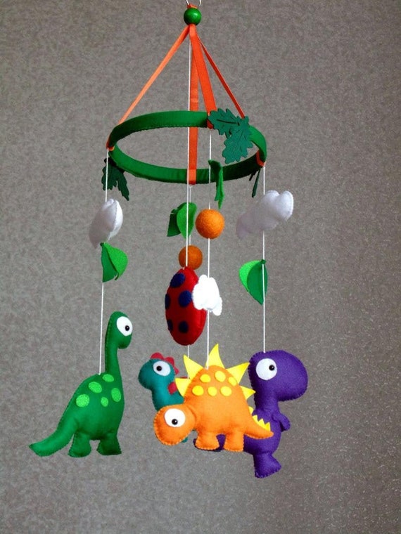Dinosaur Decor Dinosaur Baby Mobile Nursery Mobile Baby Etsy