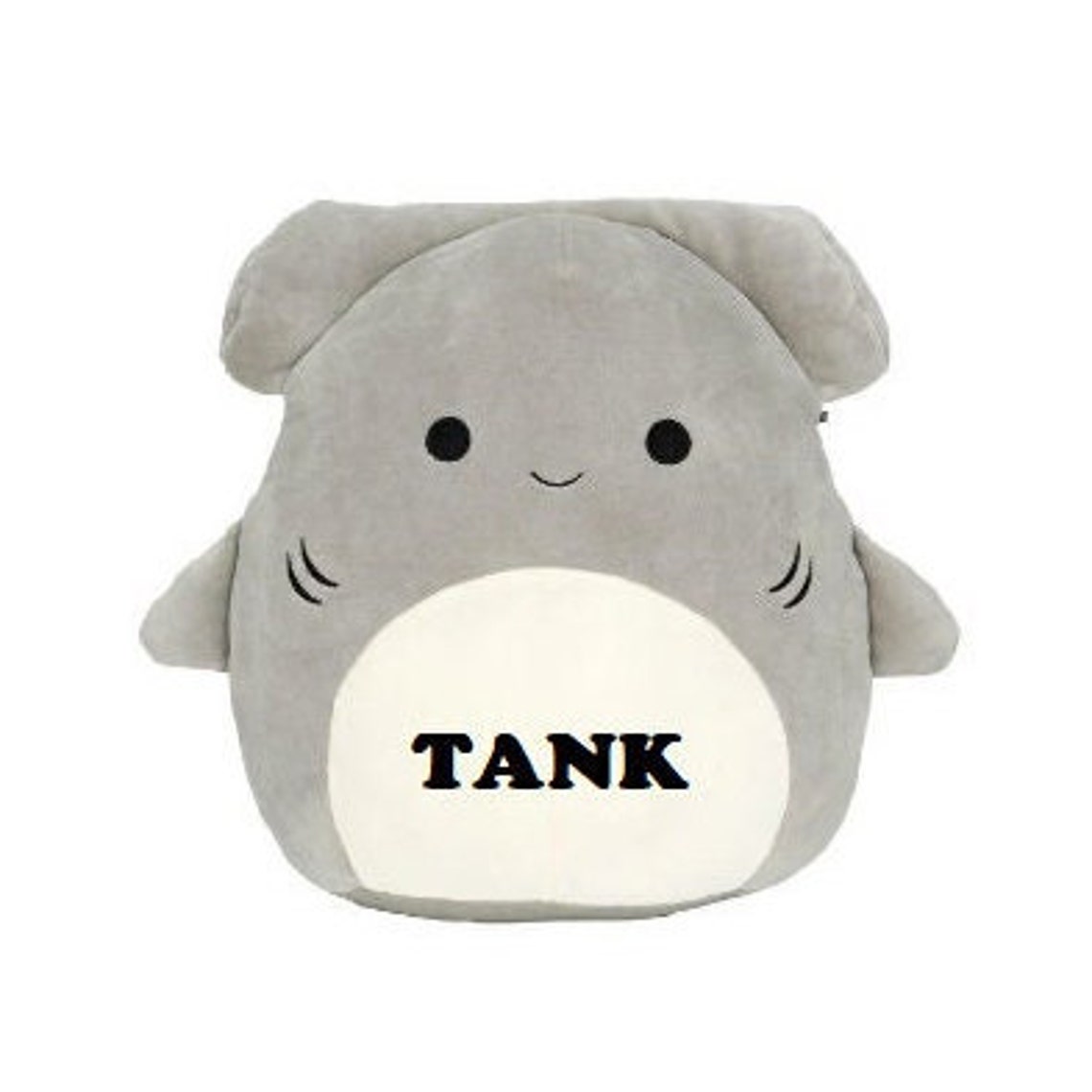 Squishmallow 16'' Tank the Gray Shark Special Edition Etsy