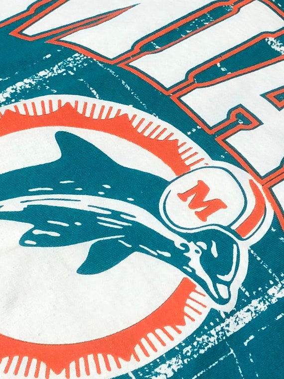 Vintage 1993 Miami Dolphins Football Shirt | Fits 