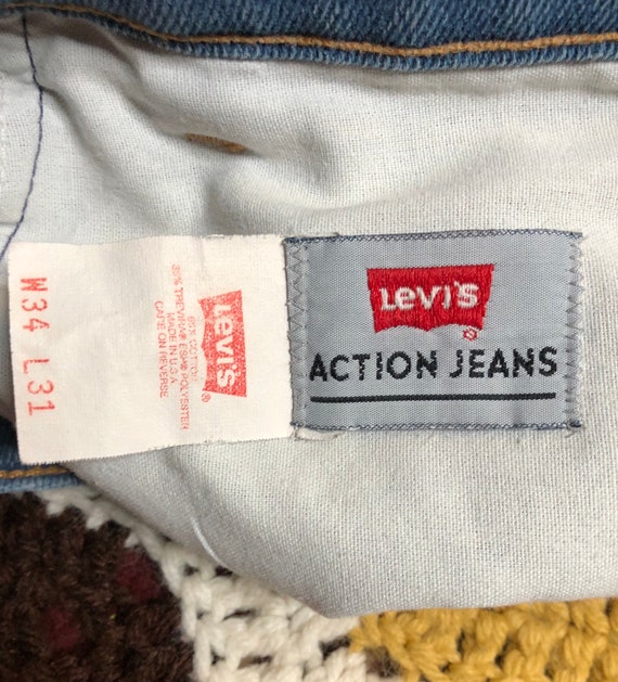 Vintage 70s Levis Cut Off Shorts | 34” Waist - image 4