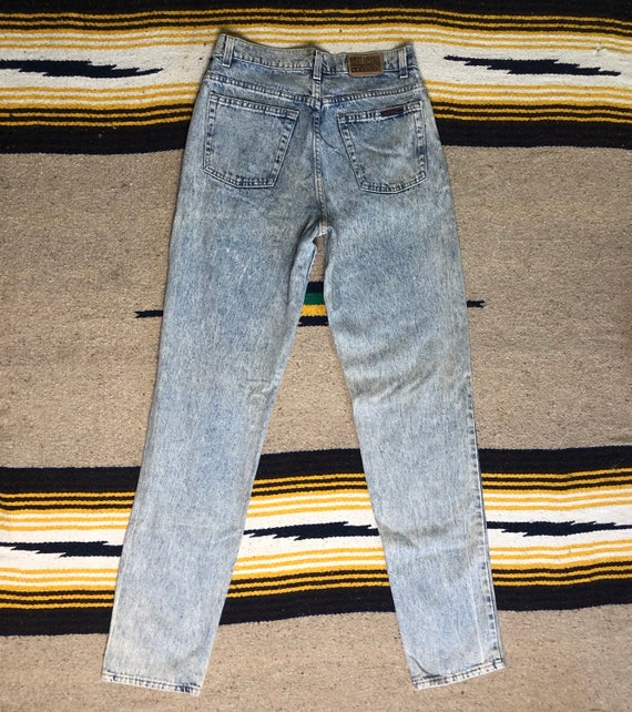 Vintage 80s Acid Wash Blue Jeans -Brittania USA |… - image 5