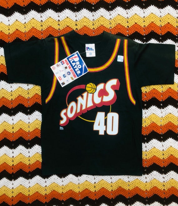 Seattle Supersonics 35 Kevin Durant jersey retro basketball shirt Nba  swingman vest yellow 2007-2008