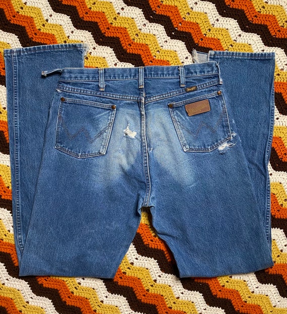 Vintage 90s Wrangler Jeans | Made in USA | 36x36 - image 7