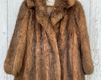 evans fur coat