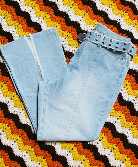 Vintage 90s Carolina Blues Bell Bottom 