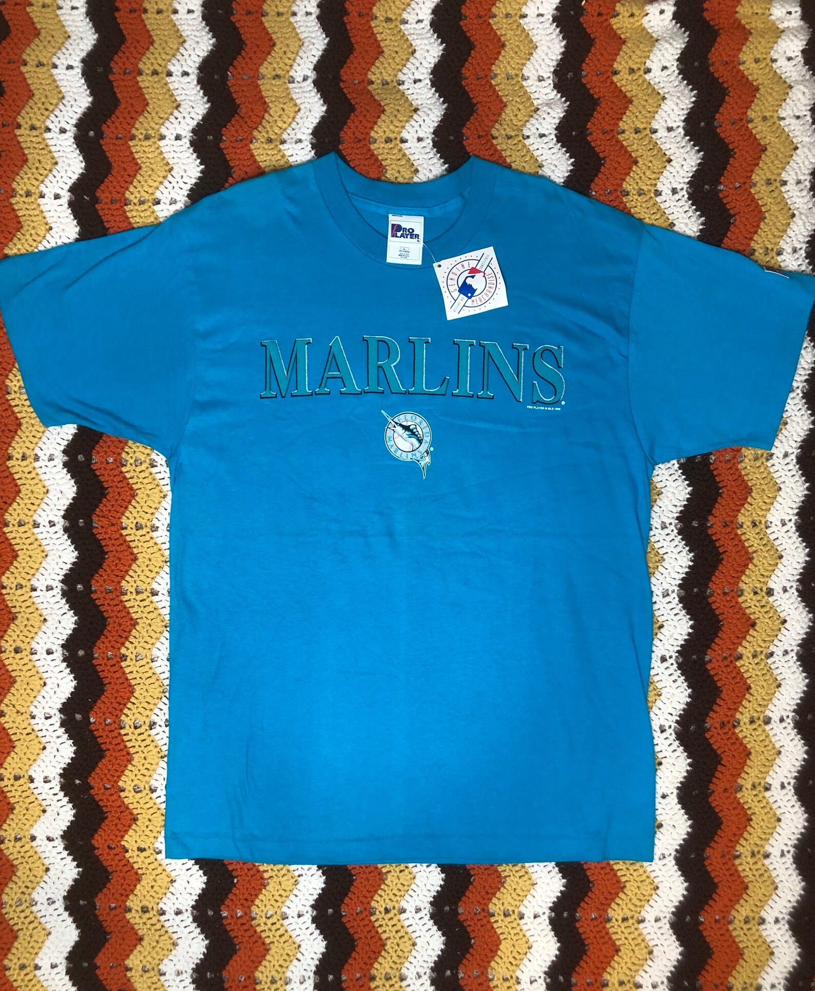 Deadstock Florida Marlins Baseball T-shirt Vintage 1996 MLB | Etsy