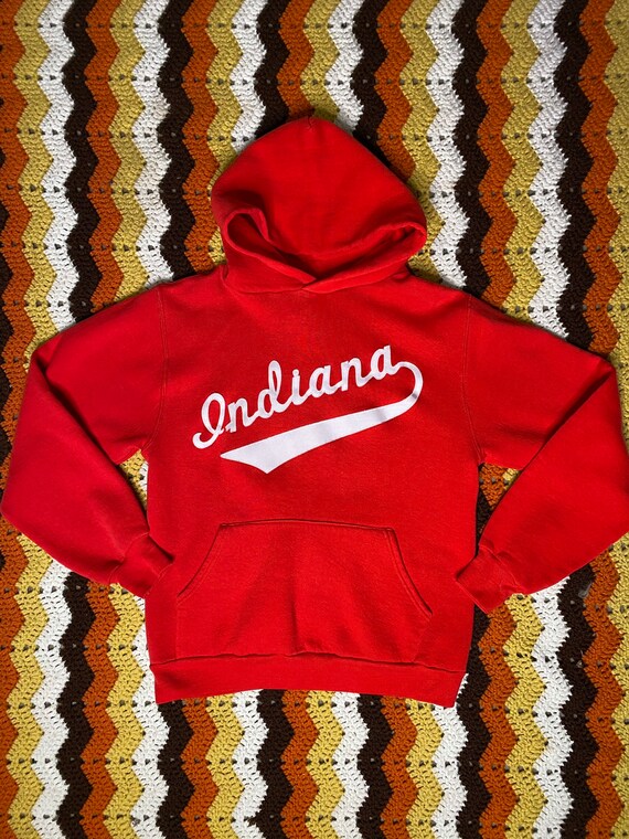 Vintage 80s Indiana Hoodie | Russell Athletic | SM
