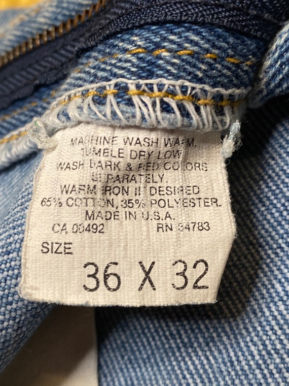 Vintage 70s Lee Jeans | 36 x 32 - image 2