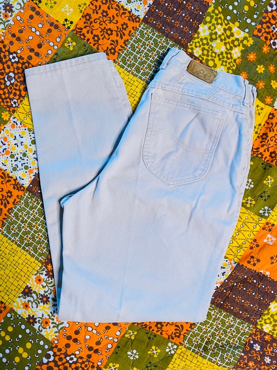 Vintage 80s Tan Lee Jeans | Size 14 Med - image 1