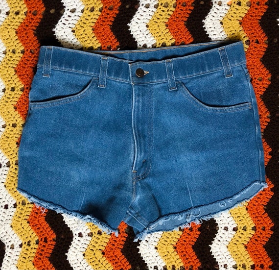 Vintage 70s Levis Cut Off Shorts | 34” Waist - image 3