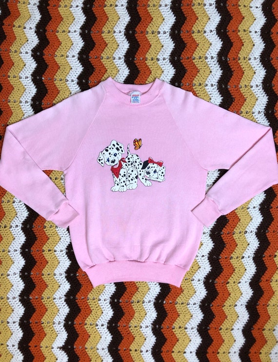 Vintage 80s Dalmatians Pullover Sweatshirt | Jerze