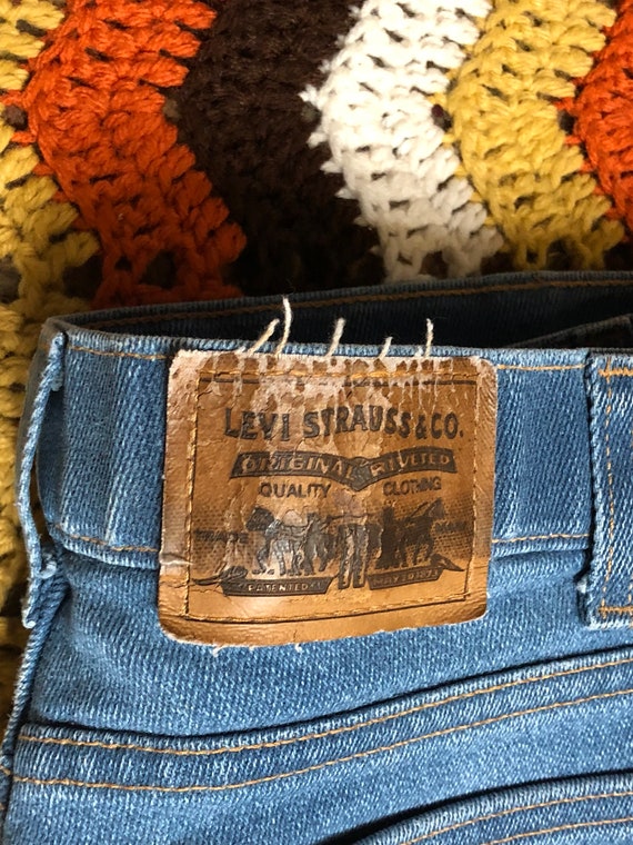 Vintage 70s Levis Cut Off Shorts | 34” Waist - image 6