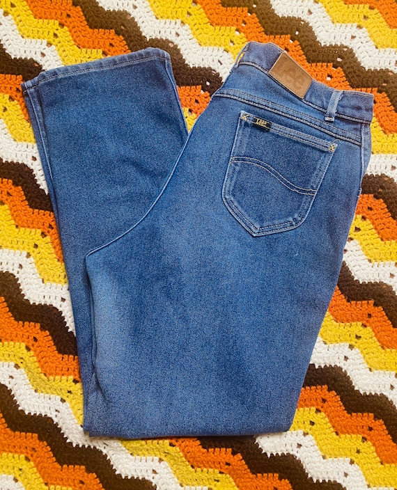 Vintage 70s Lee Jeans | Size 18 med