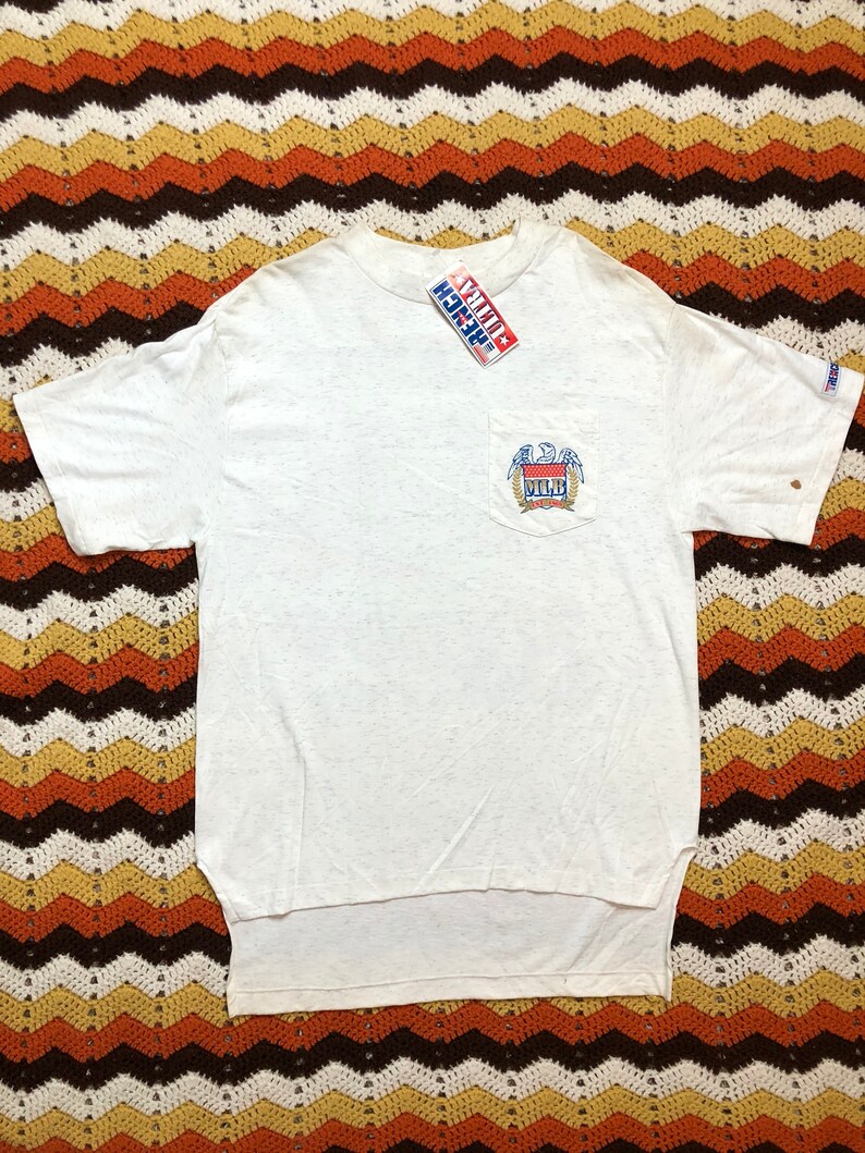 Adult Large Vintage 1993 Atlanta Braves T-shirt Hi Lo Hemline DEADSTOCK