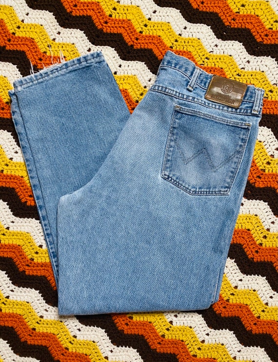 Vintage 90s Wrangler Rugged Wear Jeans / 38x30 - image 1