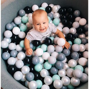 Plastic balls 100 pcs. set- BPA free plastic image 10