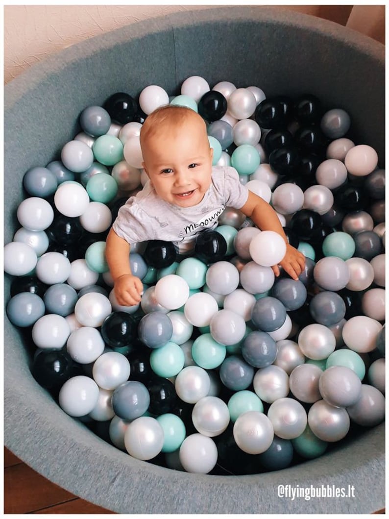 Plastic balls 100 pcs. set- BPA free plastic image 10