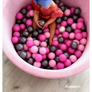 Plastic balls 300 pcs.set BPA free plastic image 3