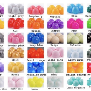 Plastic balls 100 pcs. set- BPA free plastic image 1