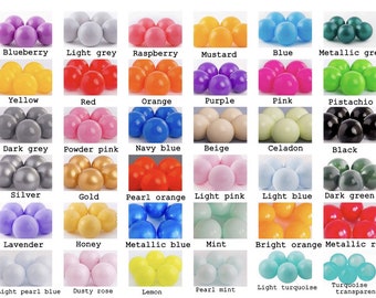 Plastic balls 100 pcs. set- BPA free plastic