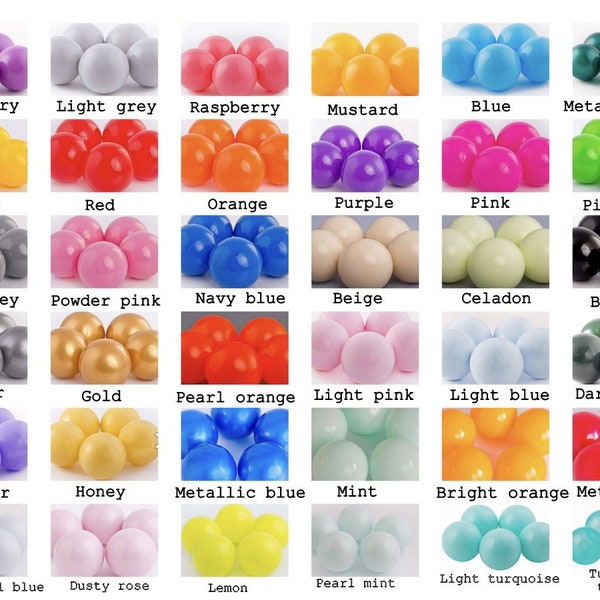 Plastic balls 100 pcs. set- BPA free plastic