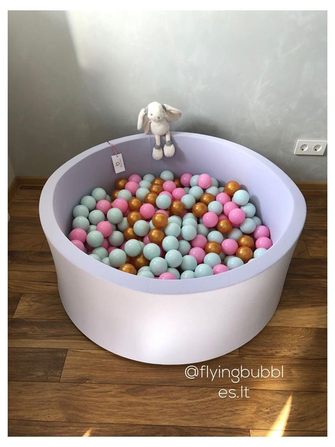Ball Pit 90x40cm With 250balls Light Purple Etsy