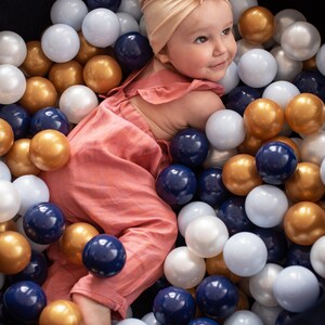 Plastic balls 100 pcs. set- BPA free plastic image 2