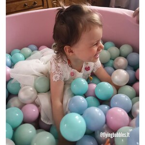 Plastic balls 100 pcs. set- BPA free plastic image 6