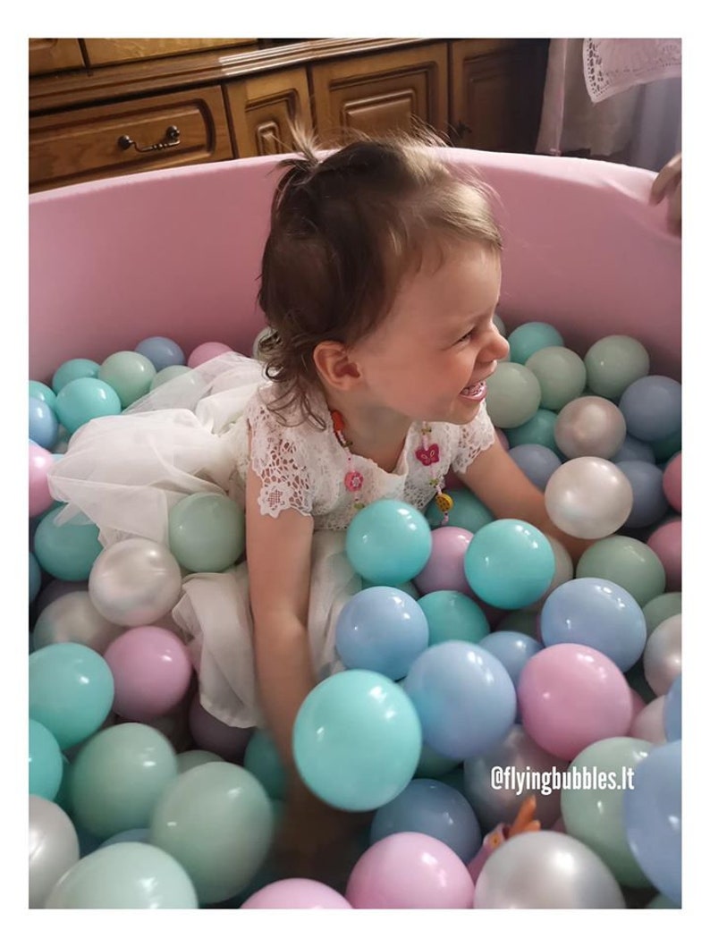 Plastic balls 100 pcs. set- BPA free plastic image 6