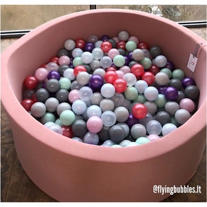 Plastic balls 100 pcs. set- BPA free plastic image 8