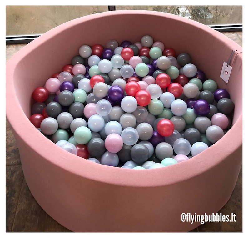 Plastic balls 100 pcs. set- BPA free plastic image 8