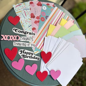 Kit per biglietti d'auguri fai da te - Crea i tuoi biglietti d'auguri - Kit per biglietti di compleanno fai da te - Kit per lavoretti di carta - Crea i tuoi biglietti