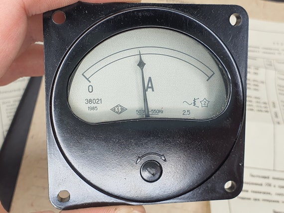 レトロAMMETER 60-0-60 (65700259): Ammeter +/-60 Amps