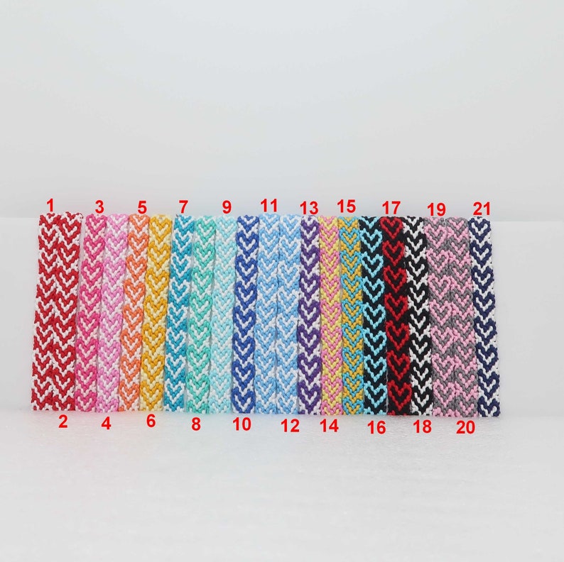 Bracelet brésilien coeur, multicolore image 2